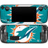 NFL Miami Dolphins Large Logo Steam Deck Handheld Gaming Computer Skin